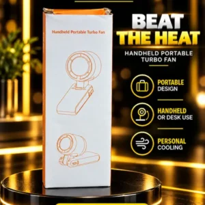 🌬️ Handheld Portable Turbo Fan – Personal Cooling