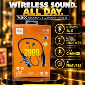 JBK W2800 Neckband Bluetooth Headset